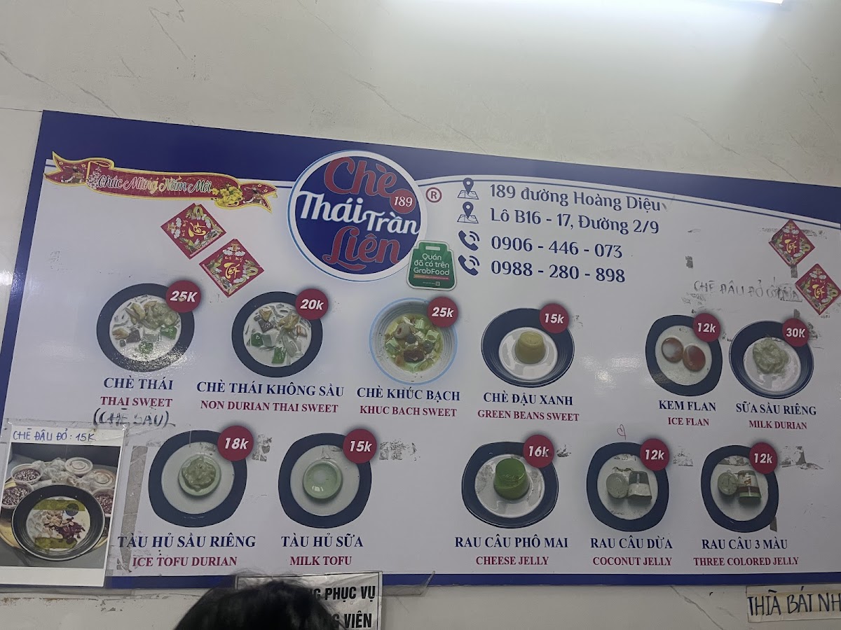 Menu Chè Liên Đà Nẵng-1
