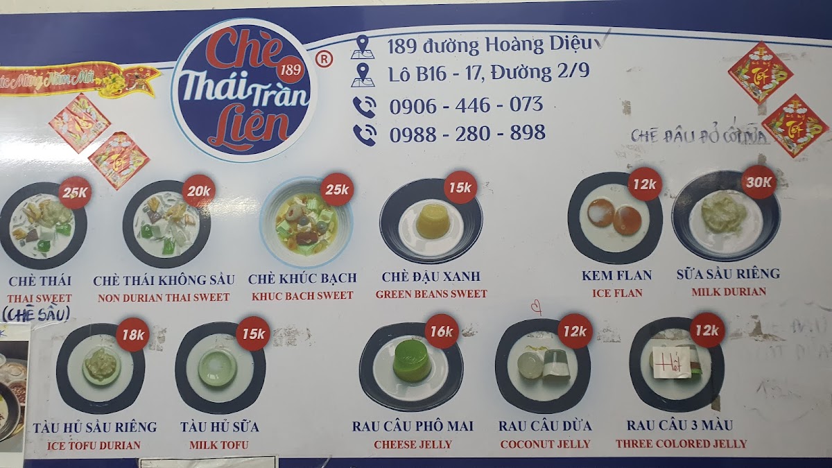 Menu Chè Liên Đà Nẵng-7