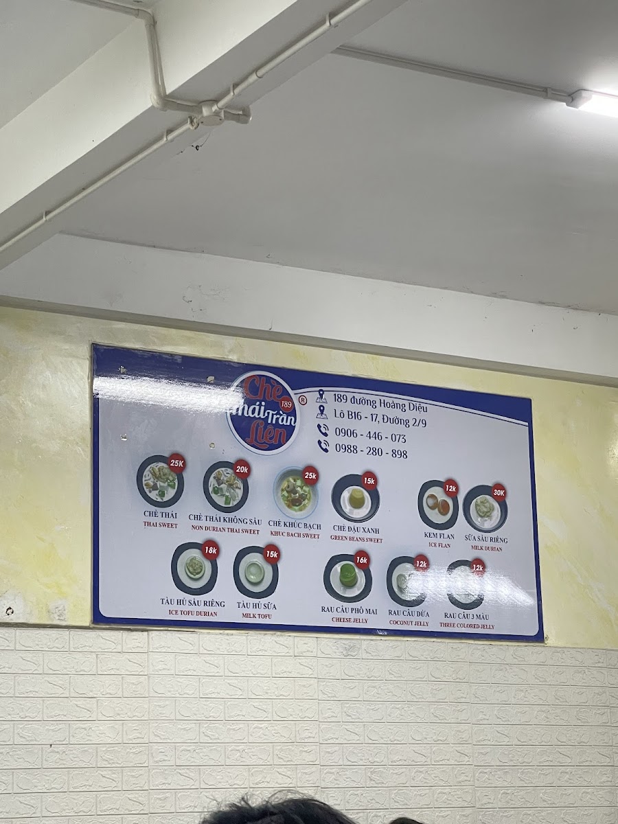 Menu Chè Liên Đà Nẵng-8