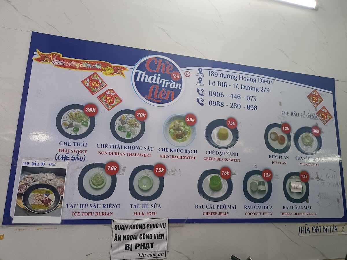 Menu Chè Liên Đà Nẵng-9